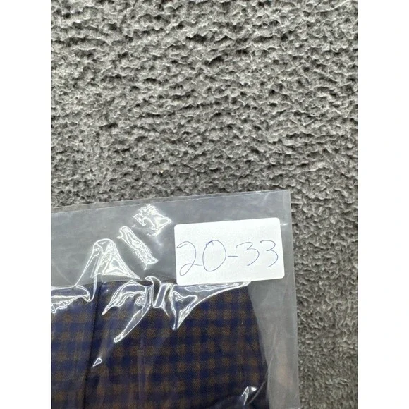 Dondup Cotton Plaid Button Up Long Sleeve Shirt Purple Mens Size L‎